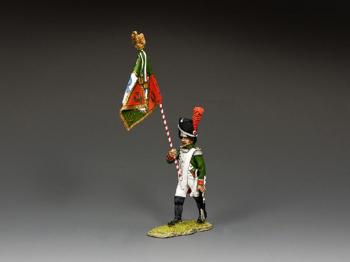 Italian Grenadiers of the Guard Subaltern with Regimental Colour--single figure Italian Grenadiers of the Guard Subaltern with Regimental Colour--single figure #42954