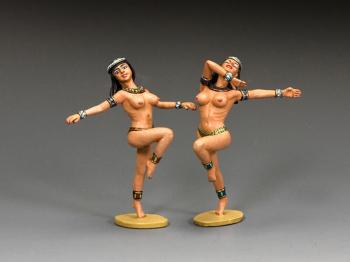 The Original Temple Dancers--two female Egyptian figures #0
