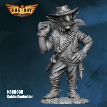 Goblin Gunfighter -- 28mm Resin Kit #43064