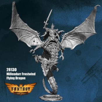 Millendar Frostwing (Flying Dragon with 2 Rider Variants)- 28mm Resin Kit--LAST ONE!! Millendar Frostwing (Flying Dragon with 2 Rider Variants)- 28mm Resin Kit--LAST ONE!! #43130