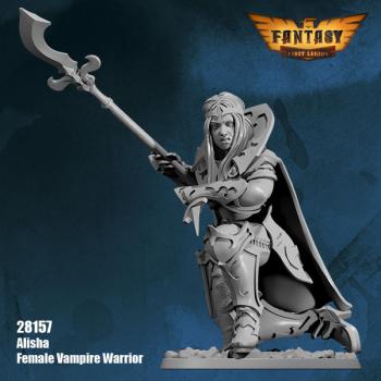 Alisha, Female Vampire Warrior--28mm Resin Kit Alisha, Female Vampire Warrior--28mm Resin Kit #43182