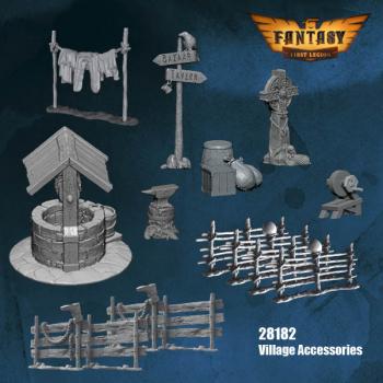 Village Accessories--28mm Resin Kit #43203
