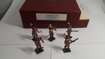 Northeastern Woodland Indians Standing Set -- 5 Figures Northeastern Woodland Indians Standing Set -- 5 Figures #43221