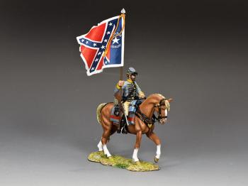 29th Texas Cavalry Flagbearer--single mounted figure 29th Texas Cavalry Flagbearer--single mounted figure #43247