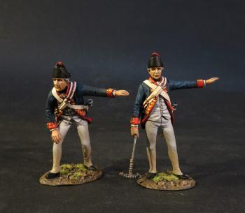 British Royal Artillery Crew (Igniter & Commander), The Battle of Saratoga 1777, Drums Along the Mohawk--two figures British Royal Artillery Crew (Igniter & Commander), The Battle of Saratoga 1777, Drums Along the Mohawk--two figures #43288
