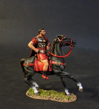 Mid Roman General, Mid Republican Roman, Armies and Enemies of Ancient Rome--single mounted figure--RETIRED--TWO IN STOCK. Mid Roman General, Mid Republican Roman, Armies and Enemies of Ancient Rome--single mounted figure--RETIRED--TWO IN STOCK. #43289