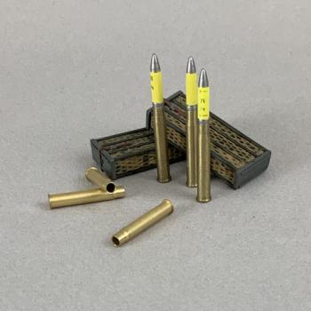 German 88mm Wicker Panniers and High Explosive Shells--eight piece set #43429