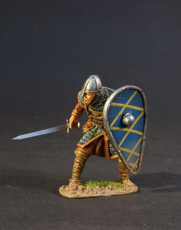 Norman Swordsman (blue shield with yellow Xs), The Norman Army, The Age ...