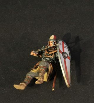 Prone Wounded Crusader Swordsman, The Crusades--single figure Prone Wounded Crusader Swordsman, The Crusades--single figure #43448