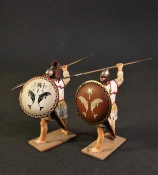 Two Marines (white shield, red shield), The Carthaginians, Armies and Enemies of Ancient Rome--two figures--RETIRED--LAST ONE!! #14