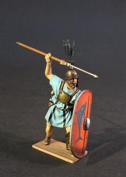 Roman Marine (thrusting pilum overhand), Roman Warship, The Roman Army of the Mid Republic, Armies and Enemies of Ancient Rome--single figure -- RETIRED -- LAST ONE! #43454