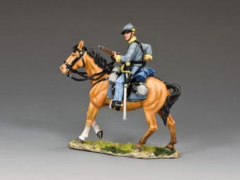 Confederate Cavalry Trooper Loading Carbine--single mounted figure Confederate Cavalry Trooper Loading Carbine--single mounted figure #43468