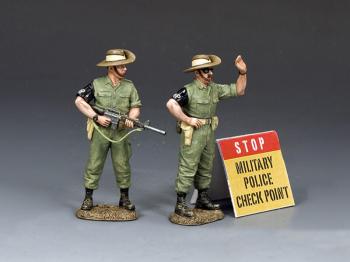Australian Military Police--two figures with sign #0