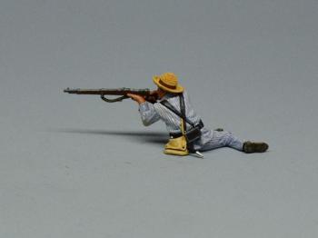 Spanish Infantryman Lying Firing #1--single figure #43529