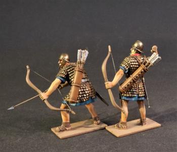 Two Roman Archers #3, Roman Warship, The Roman Army of the Mid Republic, Armies and Enemies of Ancient Rome--two figures--RETIRED--LAST ONE!! #43564