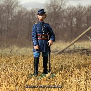 Image of Federal Captain George Armstrong Custer--single figure
