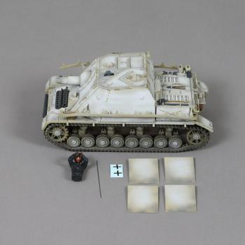 Image of German WWII Brummbar (wth German Cross Decals)--single tank with commander--RETIRED--LAST ONE!!