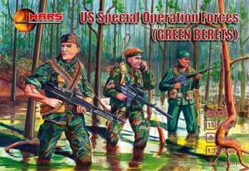 U.S. Special Operation Forces (Green Berets), Vietnam War--15 figures in 8 poses--FOUR IN STOCK. #43675