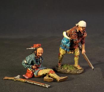 Two Wounded Oneida Warriors--two Figures Two Wounded Oneida Warriors--two Figures #43679