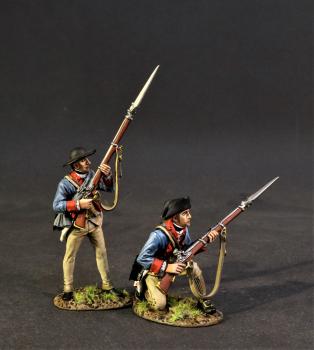 Two 2nd New Hampshire Regiment Line Infantry (Set 3--two figures Two 2nd New Hampshire Regiment Line Infantry (Set 3--two figures #43680