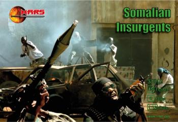 Somalian Insurgents--15 figures in 8 poses--ONE IN STOCK. #43709