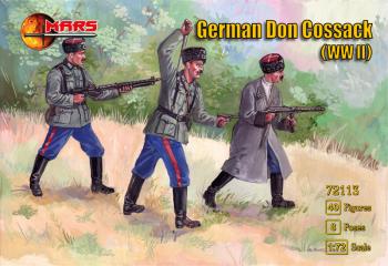 German Don Cossack (WWII)--40 figures in 8 poses--FIVE IN STOCK. German Don Cossack (WWII)--40 figures in 8 poses--FIVE IN STOCK. #43773