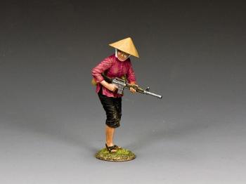 Image of Female Viet Cong with M16--single figure--RETIRED--LAST ONE!!