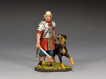 The Roman War Dog Set--single Legionary figure and dog figure on single base #43791