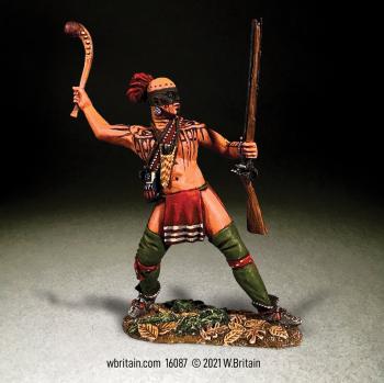 Native Warrior Attacking with War Club--single figure Native Warrior Attacking with War Club--single figure #43806