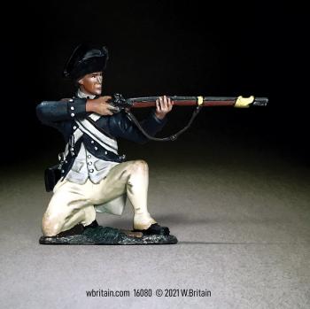 George Rogers Clark Illinois Regiment Kneeling Firing--single figure George Rogers Clark Illinois Regiment Kneeling Firing--single figure #43840