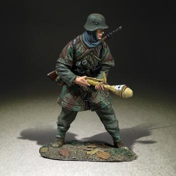 German Grenadier Armed with Panzerfaust Wearing Zeltbahn 1944-45--single figure #43841