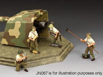 Japanese Coastal Gun Crew Set--Four Figures Japanese Coastal Gun Crew Set--Four Figures #43871