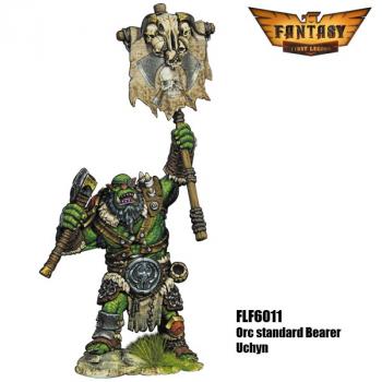 Orc Marauder Standard Bearer--60mm Resin Kit Orc Marauder Standard Bearer--60mm Resin Kit #43907