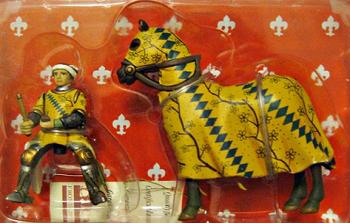 Image of Mounted Condotiere, XIV Century--single mounted figure--RETIRED--LAST ONE!!