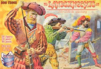 Landsknechts XVI-XVII Century (66 pcs) #7824