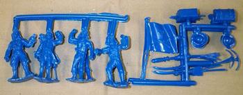 Ring Hand Pirates (8 Figures plus accs. - blue) #8174