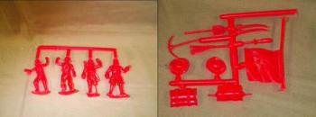 Ring Hand Pirates (8 Figures plus acc's - red) #8175