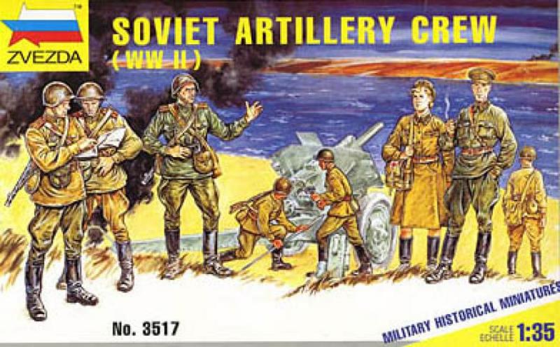 Soviet Artillery Troops - ZVM3517 - Model Kits - Products