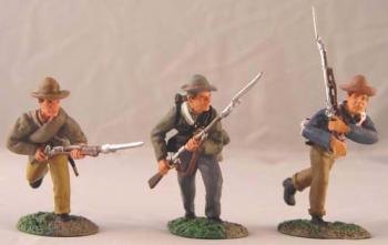 Confederate Charging Set #1--three figures--RETIRED -- LAST ONE!! Confederate Charging Set #1--three figures--RETIRED -- LAST ONE!! #800