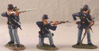 Image of Union Firing Set #1--three figures--RETIRED--LAST TWO!!