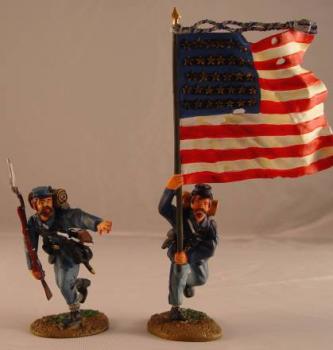 Union Flagbearer Set--two figures--RETIRED--LAST ONE!! Union Flagbearer Set--two figures--RETIRED--LAST ONE!! #811