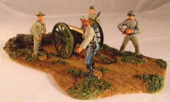 Image of Confederate Artillery & Gun Crew #2 (Limited Edition of 1865)--RETIRED--LAST ONE!! Image of Confederate Artillery & Gun Crew #2 (Limited Edition of 1865)--RETIRED--LAST ONE!!