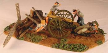 Image of Confederate Artillery & Gun Crew #3 (Limted Edition of 1865)--RETIRED--LAST ONE!!