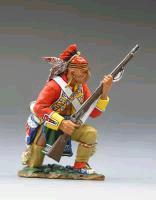 Kneeling Indian (British) with Rifle--single kneeling figure--RETIRED. #9549