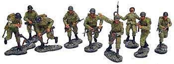 WWII Strike Attack Set 1--Limited Edition--nine figures--RETIRED--LAST ONE!! #3