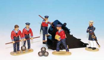 Image of Confederate 13" Dictator Mortar and Naval Crew--RETIRED. - LAST ONE! #9776