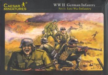 WWII German Infantry--42 figures in 12 poses--TWO IN STOCK. WWII German Infantry--42 figures in 12 poses--TWO IN STOCK. #9939