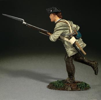 Continental Line in Hunting Shirt Charging No.1--single figure Continental Line in Hunting Shirt Charging No.1--single figure #43988