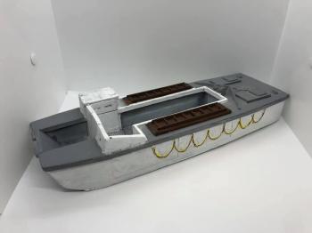 WWII British Assault Landing Craft (white/grey) #44056