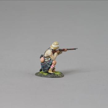 Seaforth Highlander Lance Corporal Kneeling Firing (new head sculpt)--single figure--RETIRED--LAST ONE!! #44130